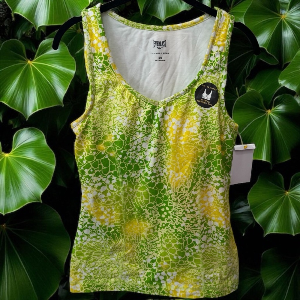 NEW Everlast Floral Athletic Compression Tank Running Outdoors Size M‎